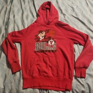 Chicago Bulls Tasmanian Devil Hoodie Space Jam Homage Men's‎ Size Small
